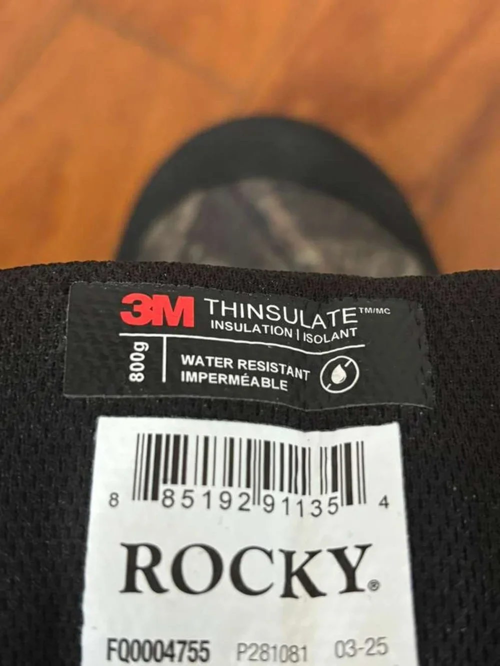 ROCKY Core Waterproof 800G Insulated Outdoor Boot FQ0004753 for Cold Weather Siz